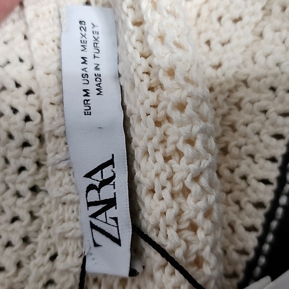 Zara crochet cropped top size M - Picture 7 of 9